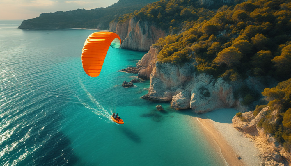 Astuces pour faire du parachute ascensionnel à Porticcio