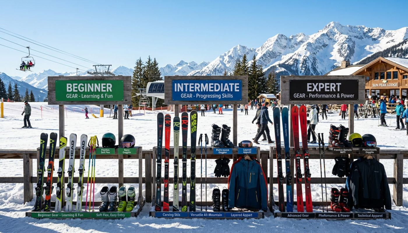 Comment choisir l'équipement de sports d'hiver adapté à votre niveau ?